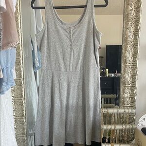 GAP|Gray Sleeveless button Dress|Medium (Tall)| EUC